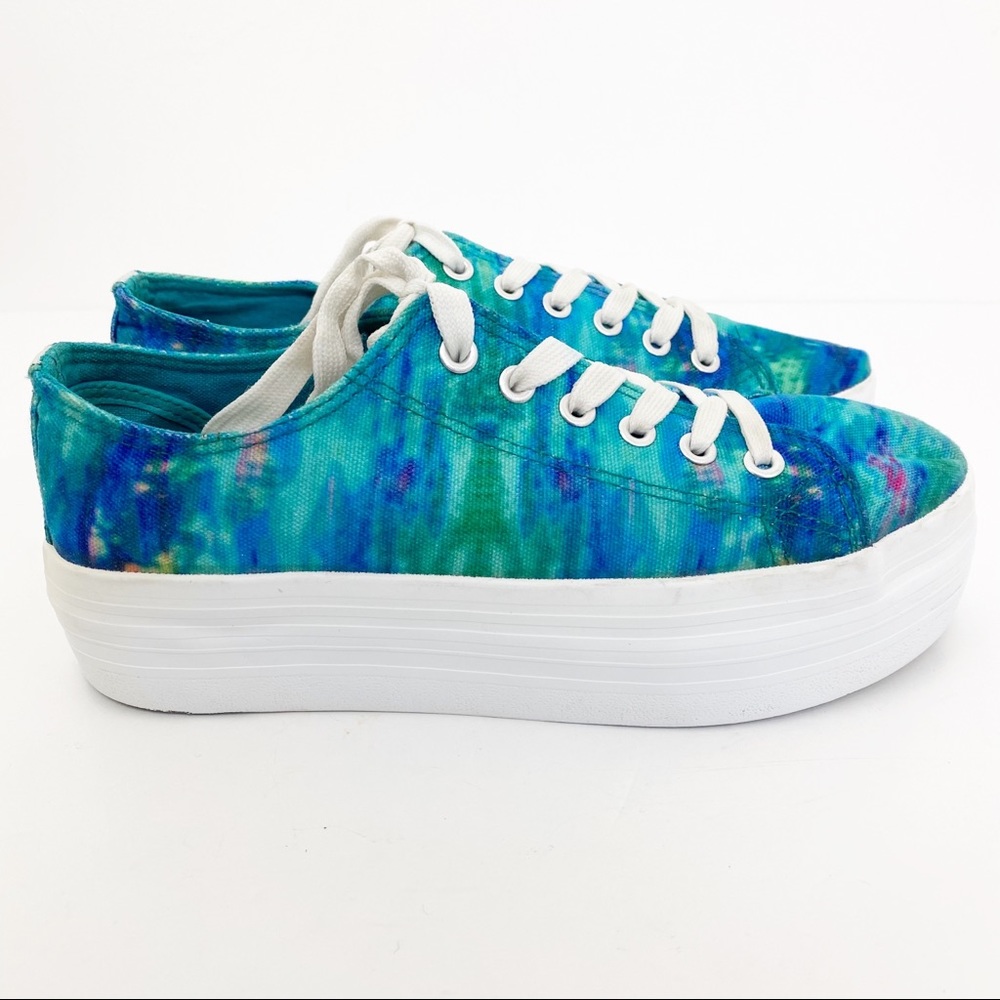 Sixtyseven Tie Dye Platform Lace Up Sneakers 40